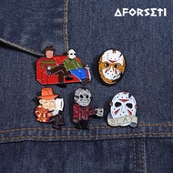 ENAMEL PIN NGYFRIDAY THE 13th BROOCH PIN BROOCH/ COUPLE PIN/ AESTHETIC PIN/ CUTE PIN/ BUTTON PIN/ PI