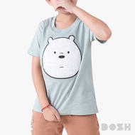 DOSH KIDS T-SHIRTS WE BARE BEARS เสื้อยืดคอกลมเด็ก DBBBT5035-GR25 (4-12)