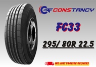 [ 295/80R22.5 ] CONSTANCY FC33 LIGHT TRUCK LORRY LORI TYRE TIRE TAYAR SIZE *29580225 295/80/225 295-