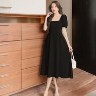 7995 green dress woman korean style dress muslimah dinner dress women for party retro vintage dress 