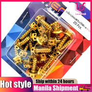 【24 Hours Delivery】10pcs Gold Bolts Set for Nmax, Aerox V1-V2, Mio i 125, Sporty, Soulty, Smash 115,