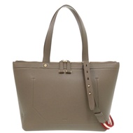 成色極佳的 Bally 皮革灰褐色兩用托特包 0291 [二手] BALLY