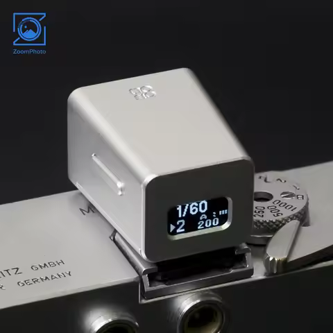 DOOMO Finger Meter Aluminum Alloy Camera Light Meter Reflective Metering with Back Screen/Top Screen