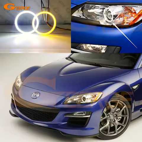 For Mazda RX8 R3 RX-8 RX 8 2009 2010 2011 2012 Ultra Bright A/W Switchback Day Light Turn Signal Led