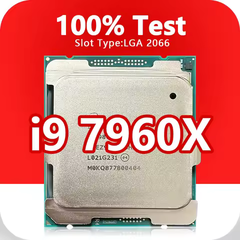 Core i9 7960X CPU 14nm 16 Cores 32 Threads 2.8GHz 22MB 165W processor LGA 2066 For Desktop X299 moth