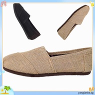 Toms Shoes Linen Shoes Stripe Color Mules Casual Women Flat Shoes