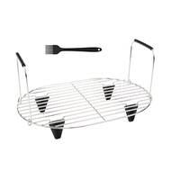 Roast and Steamer Rack for Foodi Possible Cooker Pro 8.5QT MC1000 MC1001 MC1010 Slow Cooker with Sil