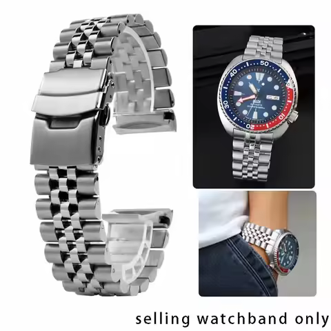 For Seiko steel watch strap abalone series turtle srpa21 srp777 srpc25 srp773 Bracelet 22mm watchban