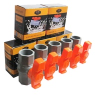 Bộ 5 van PVC 34 Eurolife (Xám tay cam) (Mẫu cũ)