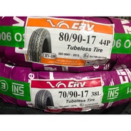 Tyre Tubless 70/90/17 - 80/90/17 Bunga TT