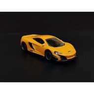 majorette mclaren 675lt Car Model Yellow