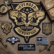 BACK PATCH AVENGED SEVENFOLD EMBLEM EMBROIDERY MUSIC BAND AVG A7X PATCH EMBROIDERY