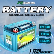 ROKER BS BATTERY YTX9A-BS TURBO VOLT 12V - 9AH CBR250 / NINJA 250 / KYMCO 250 / DUKE 200 BATTERI
