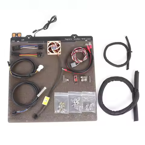 Prusa i3 MK2/MK2S to MK2.5S Upgrade kit with MK52 12V Heated Bed Noctua Fan Super PINDA Probe Prusa 