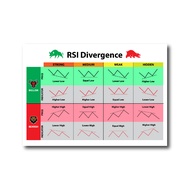 โปสเตอร์ หุ้น หลากหลายรูปแบบ กราฟแท่งเทียน ชาร์ตแพทเทิร์น Candlestick Chart Pattern (A3)