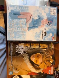 Re:Zero Rem Snow Princess Figure & Hawks Figure
