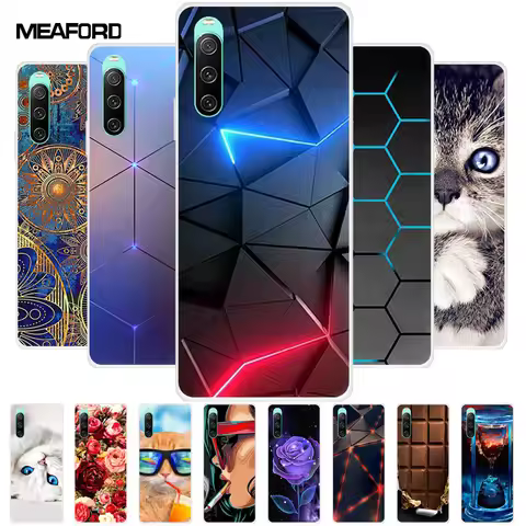 For Sony xperia 10 IV Case 1 IV 10 iV Clear Fashion Soft TPU Silicone Back Case For Sony Xperia 10 1