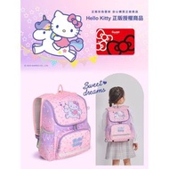 impact人體工學護脊書包 Hello Kitty書包 防潑水 小童書包 小學生書包 女童書包 Sanrio 粉紅色 粉紫色 幻彩獨角獸 超輕 羽量型 透氣 怡寶 兒童背囊 背包 IMKT6013P