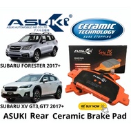 ASUKI Rear Ceramic Brake Pad Subaru XV GT3 GT7 2018 Forester Impreza Spare Part CF-7078