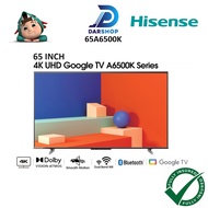 Hisense 65 Inch 4K Smart TV UHD Google TV NEWER Android TV 65" Television 电视 電視機 65A6500K Replace 65A6500H