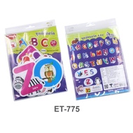 Flashcard ABC Set (500mc) ET-775 (26 Pieces) Plastic Type PP
