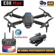 E88MAX Rc Drone Motor Professional 4K Wide Angle HD Camera Height Fixed Remote Control Foldable Quad