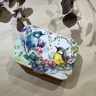 隨身首飾盒 長款 飾品盒 收納盒 耳墜 攜帶盒 項鍊 戒指 拼貼