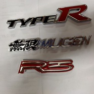 Grill Emblem MUGEN/TYPE R/R3 Front Grille Emblem Logo Badge
