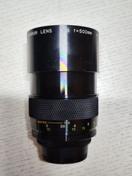 SOLIGOR C/D 500mm f8 Reflect Lens 反射鏡 Nikon Mount