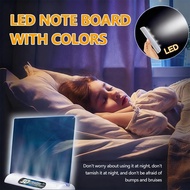 Plastic Led Luminous Blackboard 3d Colorful Light Educational Fluorescent Boards Art Doodle G7d3