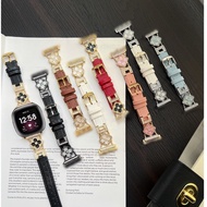 Bling Retro Clover Watch Strap Compatible for Fitbit Versa 4 Strap fitbit sense 2 Strap / Fitbit Ver