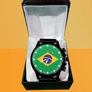 Cool Custom BRAZIL FLAG Watch