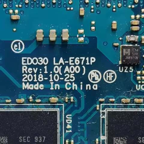 Laptop Motherboard For Dell XPS 9370 With I5-8250U i7-8650U RAM 8G 16G 32G Notebook Mainboard CAZ60 