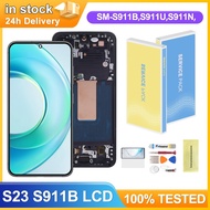 For Samsung Galaxy S23 LCD Display SM-S911B, SM-S911B/DS LCD Touch Screen Digitizer Parts Replacemen