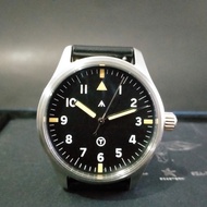 Jam tangan Seestern Sugess black pilot homage IWC Mark XI seiko NH35A