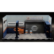 YOU & CAR 1/64 Gulf Car Service Garage Diorama
