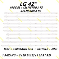 NEW 10PCS/SET 42LN5700.ATS / 42LN5400.ATS LG 42" LED TV Backlight / Lampu TV 42LN5700 42LN5400