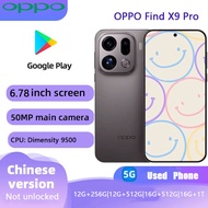 Used OPPO Find X9 Pro Flagship Phone MediaTek Dimensity 9500 5G Smartphone Original Phone