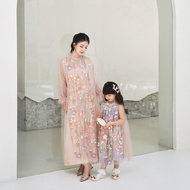B_G / Aura Label - Roseanna Dress In Soft Peach