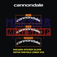 Cutting sticker reflective Variation Of Cannondale Bicycle Rims 3cm