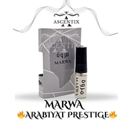 100 ARABIYAT PRESTIGE MARWA 3ML COMPANY MADE FROM UAE MARWA ARABIYAT PRESTIGE