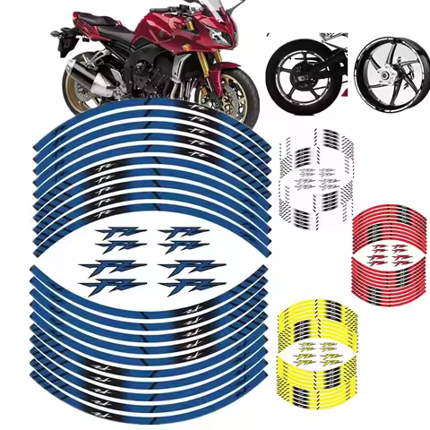 For Motorcycle Parts Contour Wheel Decoration Decal Sticker - D YAMAHA FZ1 FZ6 N/S FZ8 FZ25 FZ6 FZ15