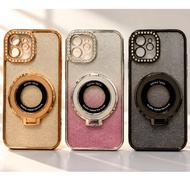 Case For iphone 13 13 pro 13 Pro Max Casing Back Cover with Luxury Sparkling Gradient Plating Holder