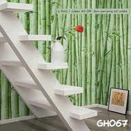 PAKET 5 ROLL Wallpaper dinding Ukuran 45Cm X 10 meter Wallpaper stiker dinding GH wallpaper kamar ti