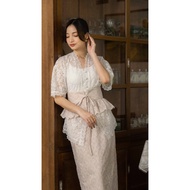 BYROAM NEW COLLECTION CITRA AYANA SET CITRA TOP AYANA OBI CREAM AYANA CREAM SKIRT