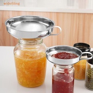 widefiling Canning Funnel Stainless Steel Cooking Tools Wide Mouth Canning Funnel Filter Leak Wide-m