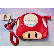 [77 Japan Daigou] Universal Studios Mario Chinobio Side Bag Mushroom