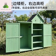Outdoor tool storage cabinet finishing storage box shoe cabinet pastoral style rainproof guard anti-corrosion courtyard
