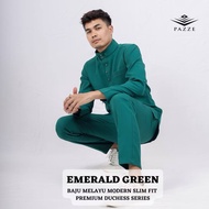 DUCHESS SERIES | BAJU MELAYU MODERNSLIMFIT  | EMERALD GREEN