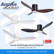 AeroAir Hugger Series AA335 Ceiling Fan (Available in Wood Colours)